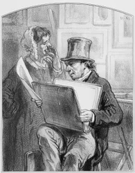 Avant la lettre, Platte 10 aus Les Toquades, 1858